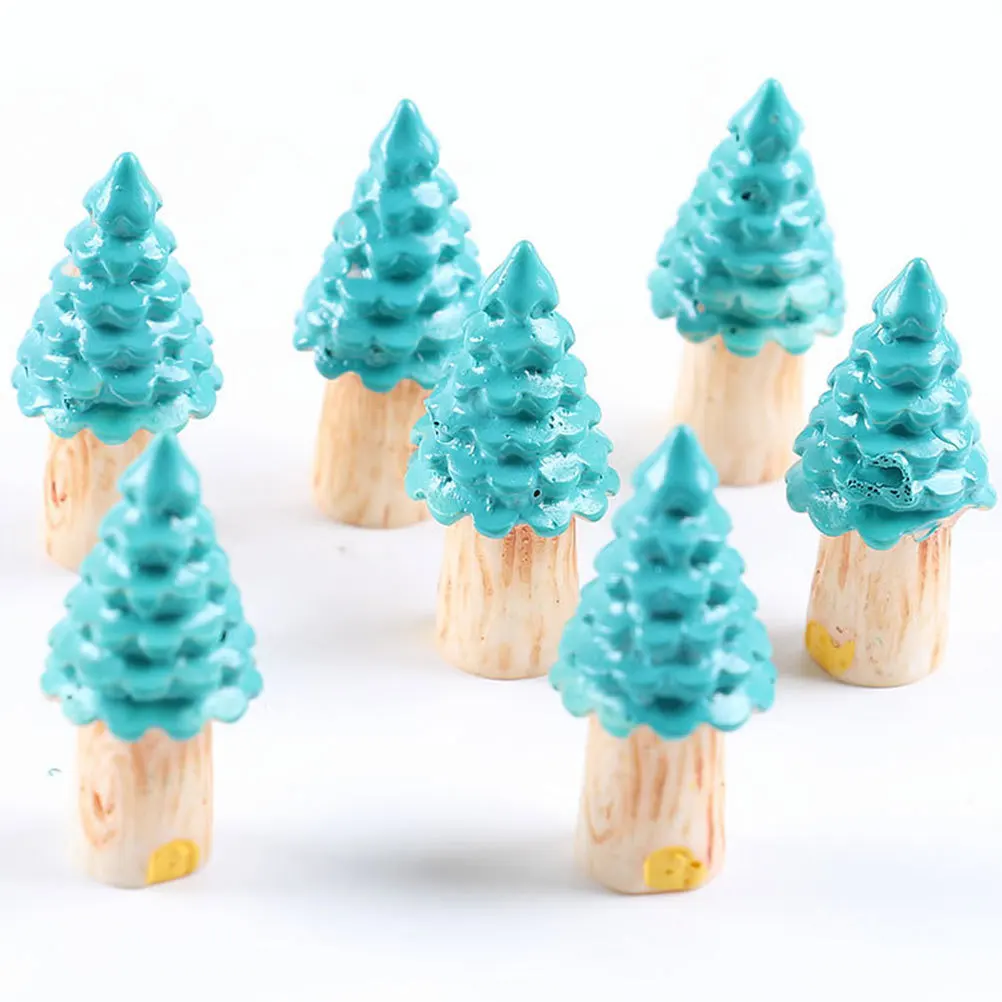 

15Pcs Microlandschaft Resin Tiny Adornments Hand Painted Miniature Ornaments for Home Garden Desktop Decorative Mini