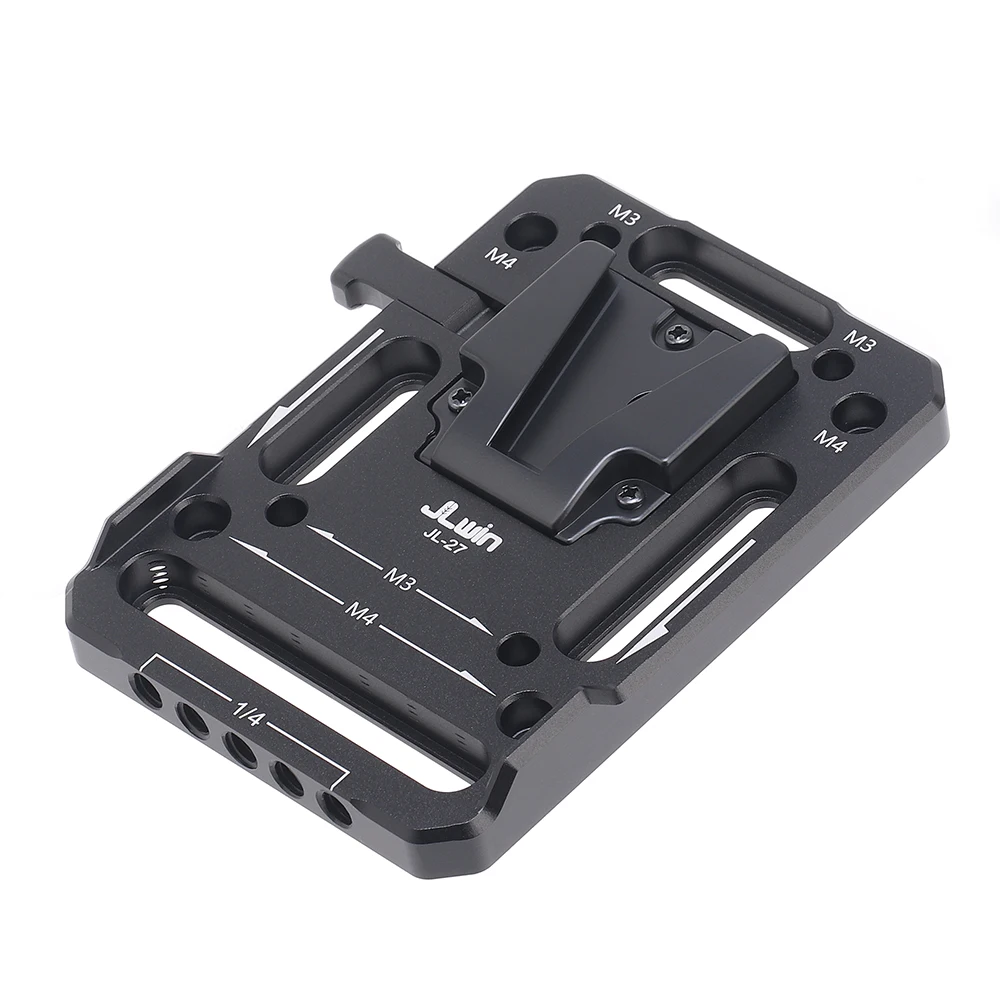 Pelat adaptor baterai dudukan V dengan lengan ekstensi pemisah suplai daya untuk Sony untuk aksesori fotografi kamera DSLR Canon