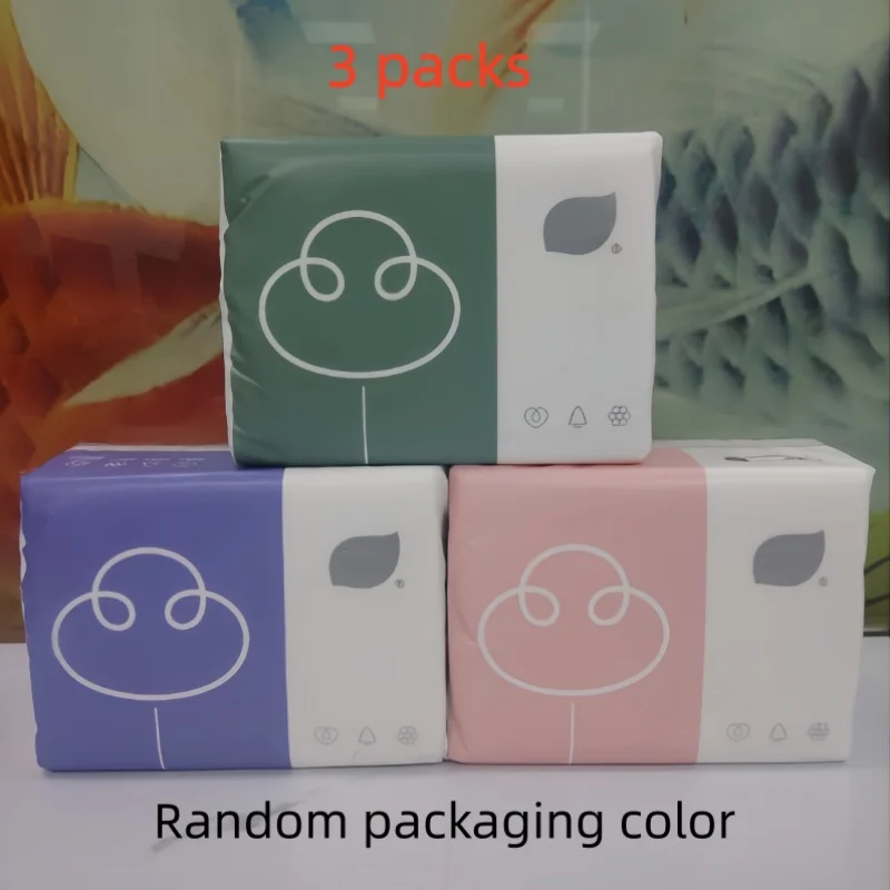 3 Packs of High-quality 4-ply Paper Towels, Totaling 720 Sheets, Suitable for Use in The Bathroom and Living Room. Durable