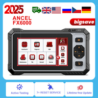 Newest ANCEL FX6000 OBD2 4 System Car Diagnostic Tool ABS SRS EPB Oil 7+ Reset Action Testing OBDII Scan Tester Free Update