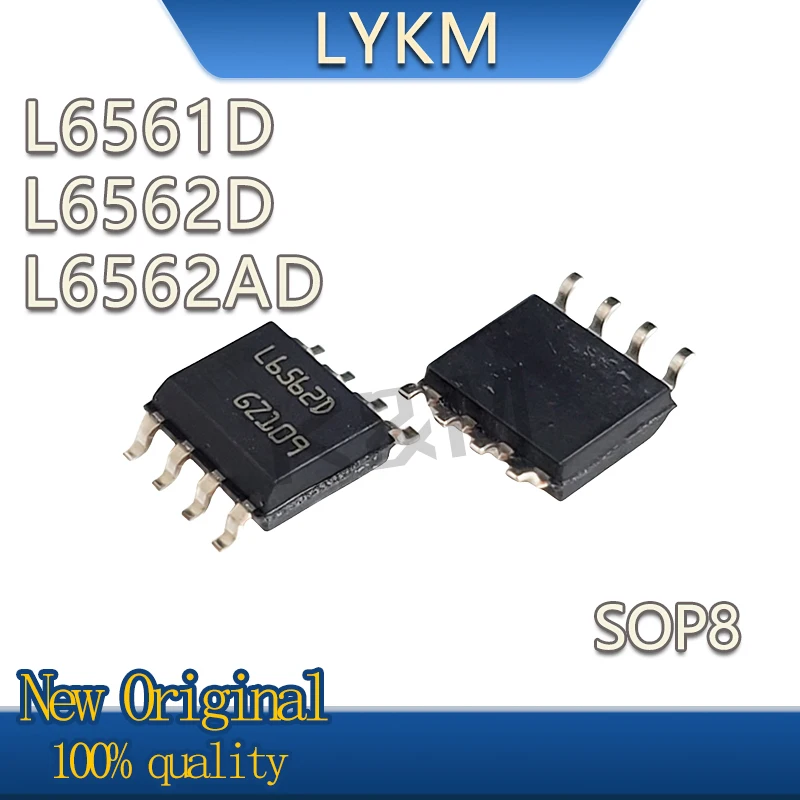 10/PCS New Original L6562DTR L6562D L6562A L6562AD L6561D L6561SOP8 Liquid crystal power supply  In Stock