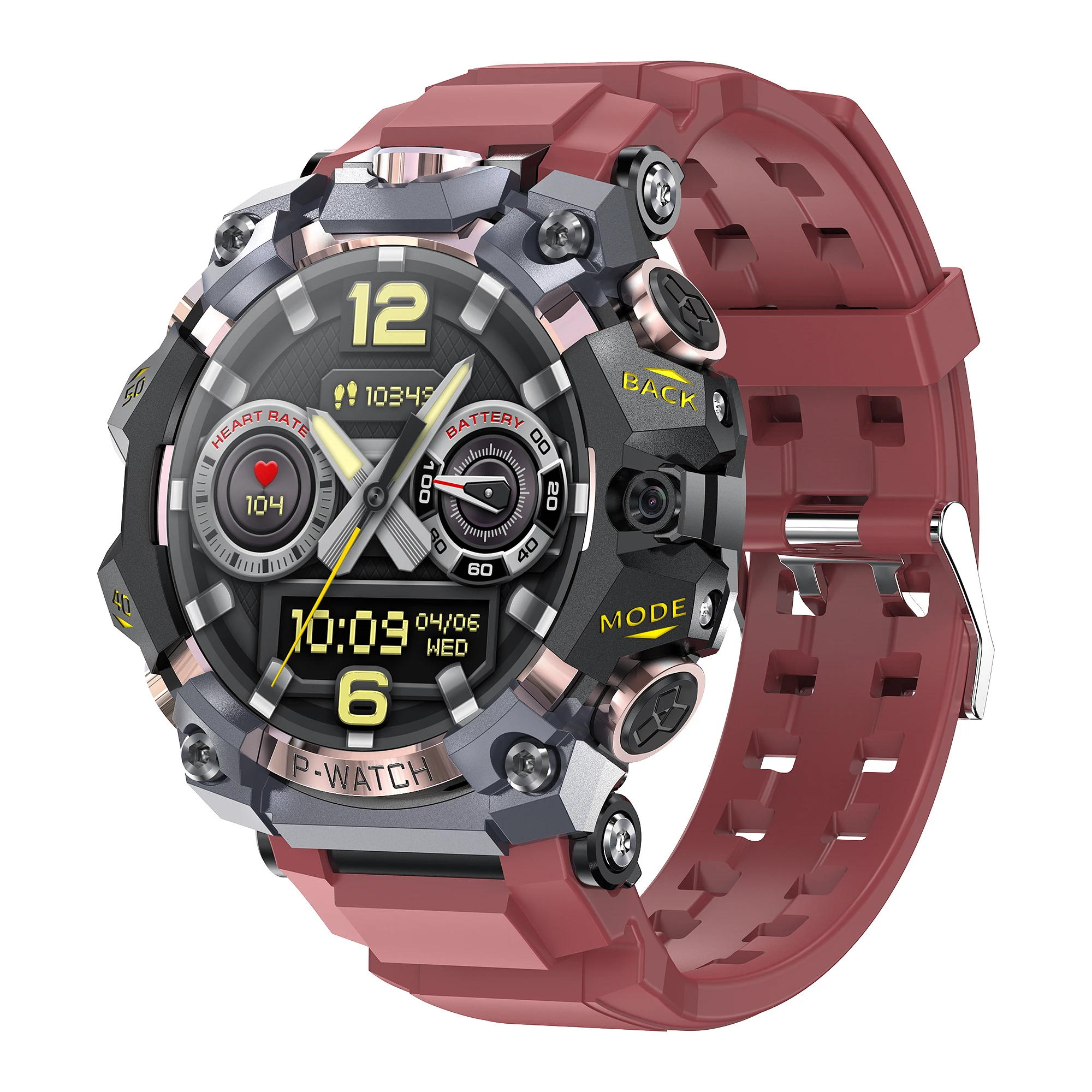 new 2025 4G Android Smart Watch Q668 Heart Rate GPS Amoled Screen 1150mah  IP68 Waterproof Men Sport Relojes Smartwatches