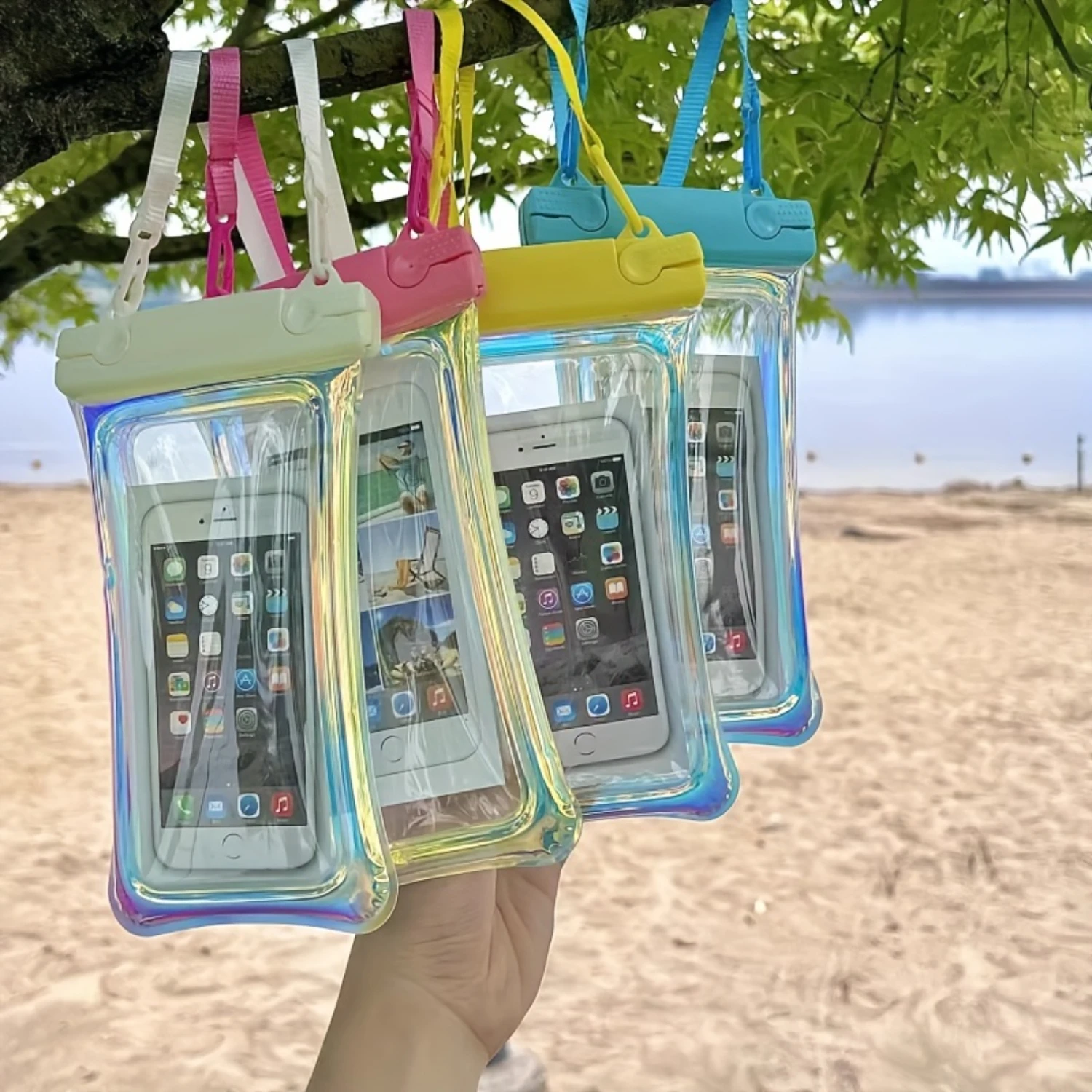 1pc Waterproof Phone Case With Strap Drift Diving Swimming Waterproof Bag For Mobile Cover Pouch Bag Case Underwater Dry Bag Cas - Image 4