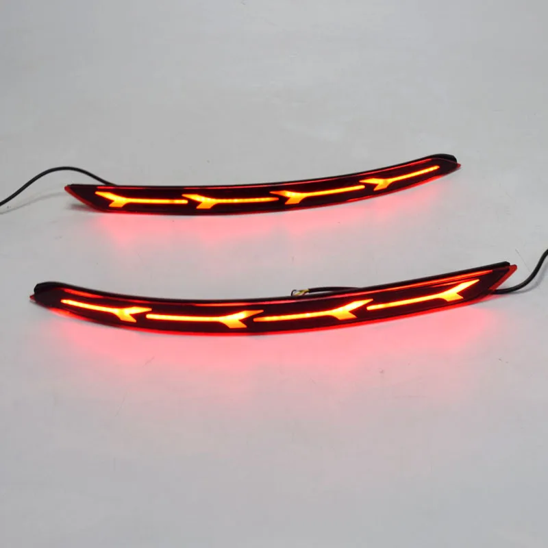 Rear Bumper Lights for 2016-2018 Hyundai Elantra/Lingdong - Fishbone Style