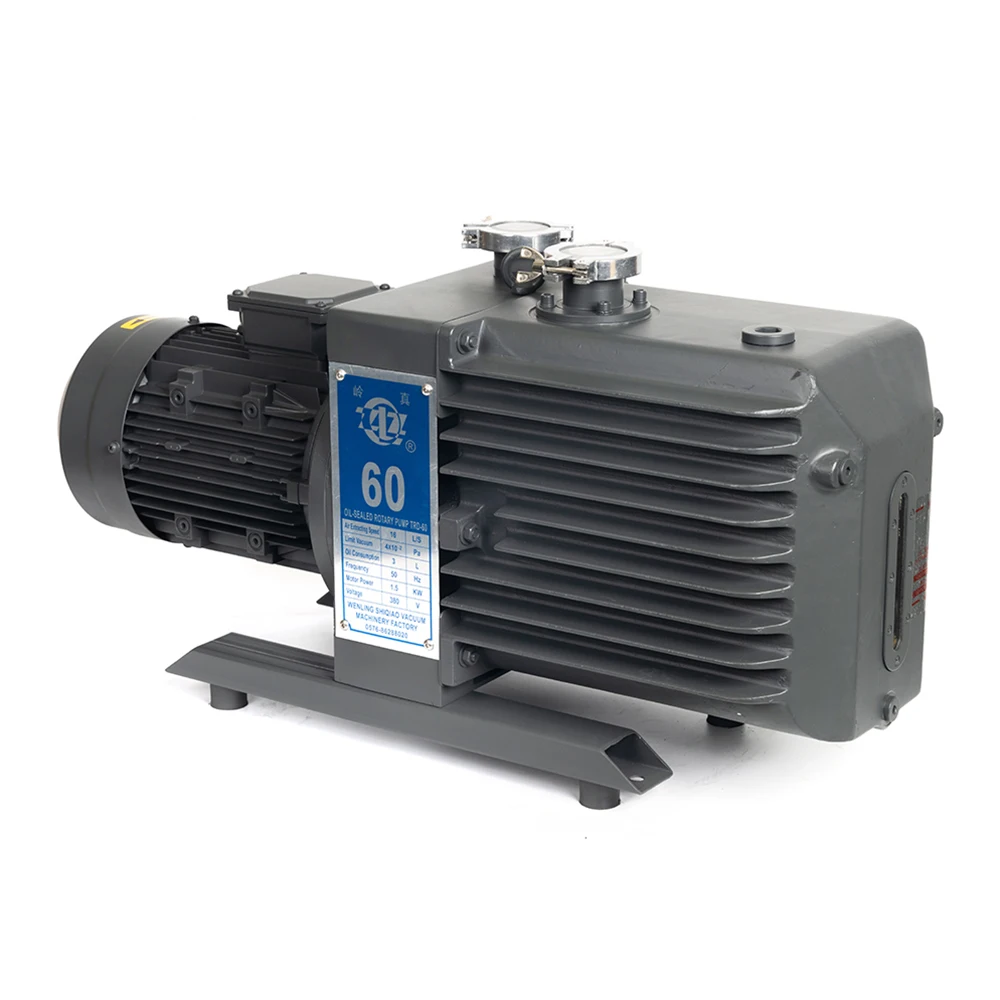 TRD-60 low noise refrigeration 2 stage vacuum pump price for industrial