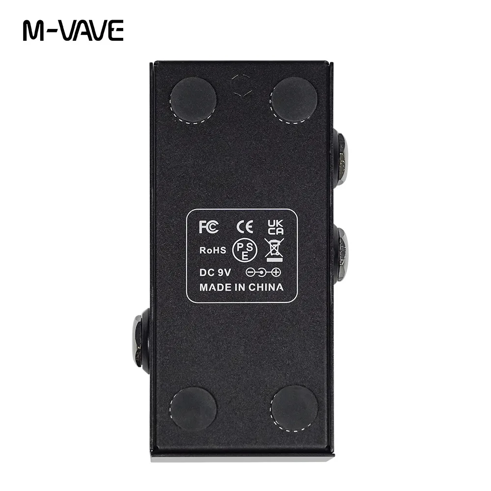 M-VAVE ABY Channel Electric JEPedal tingUniversal Two-Way Line Selection for Instruments, Amplificateurs, Cabinets Effects