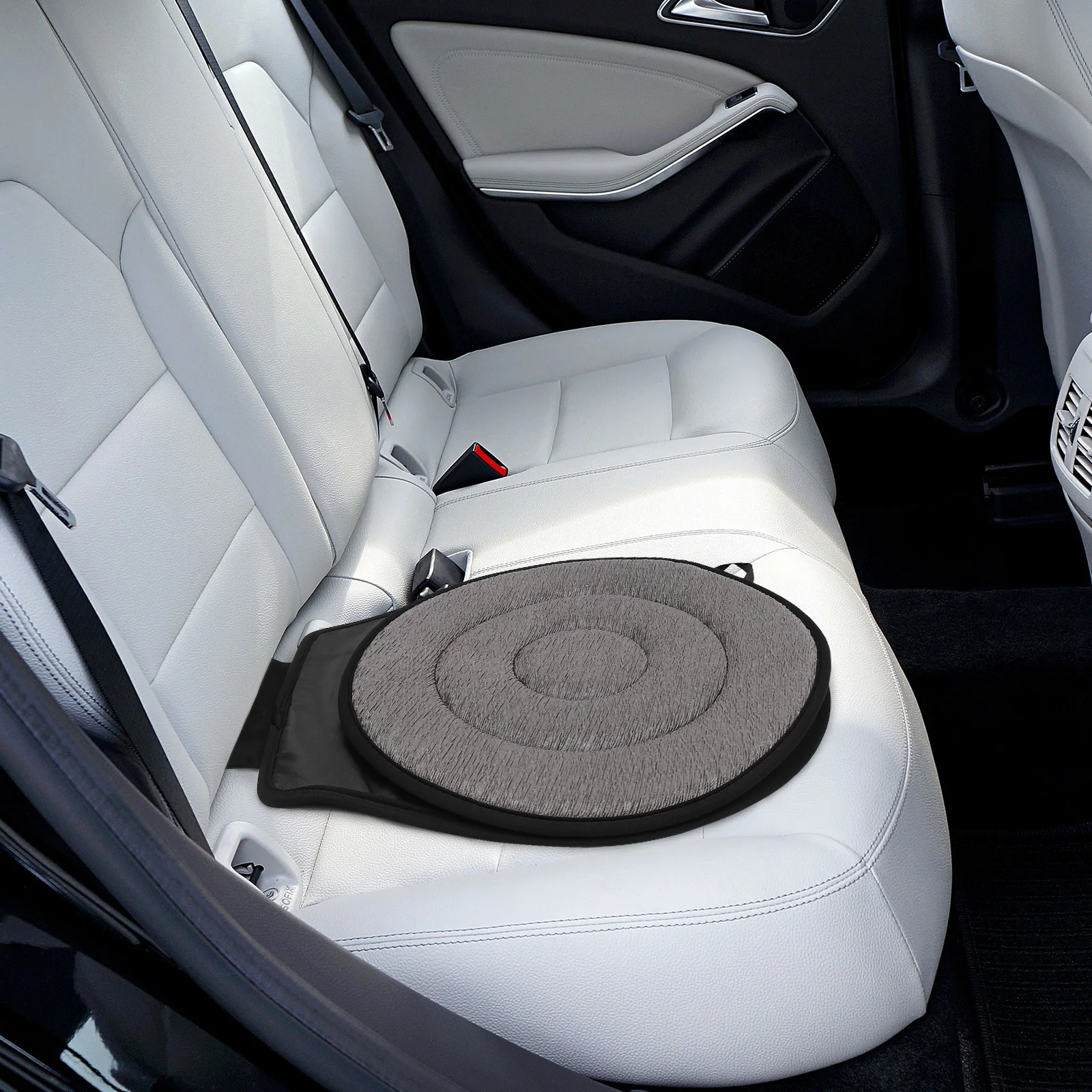 

1Pcs Swivel Car Seat Cushion Rotating Comfortable Soft Cloth Pad Non Slip Support Relieves Joint Pressure in Car Or Home