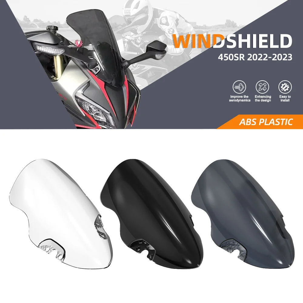 

450SS Double Bubble Wind Shield Screen Deflectors Protector Windshield Windscreen Motorcycle FOR CFMOTO 450 SS 2022 2023 2024