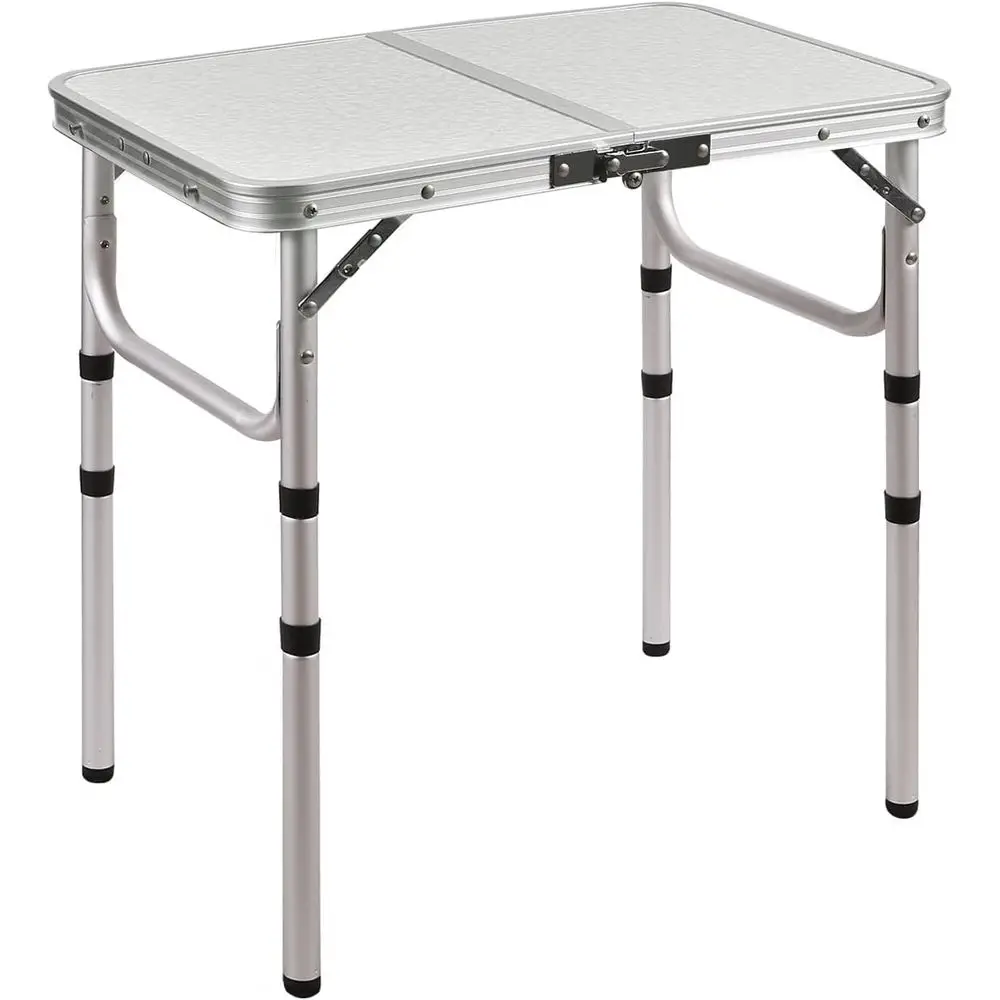 

Compact Folding Picnic Table - Lightweight, Portable, Adjustable Height for Outdoor and Indoor Use