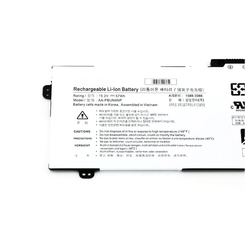 Imagem -02 - Bateria do Portátil para Samsung Np940z5j Np940z5l Np940z5l-x01us Np940z5l-x03us 15.2v 57wh 3750mah Znova-aa-pbun4np