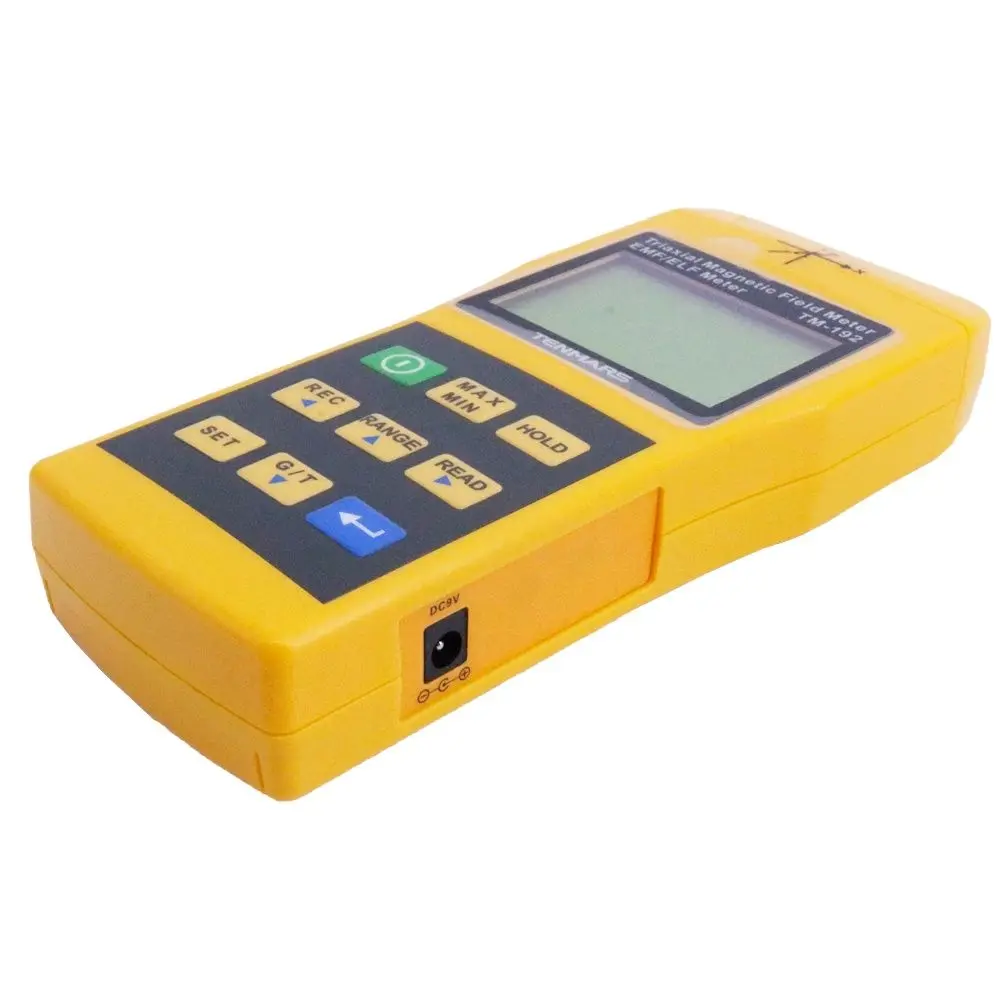 Compteur EMF numérique TM-192 TENMARS 20/200/2000mG compteur de champ magnétique 3 axes 30Hz-2000Hz