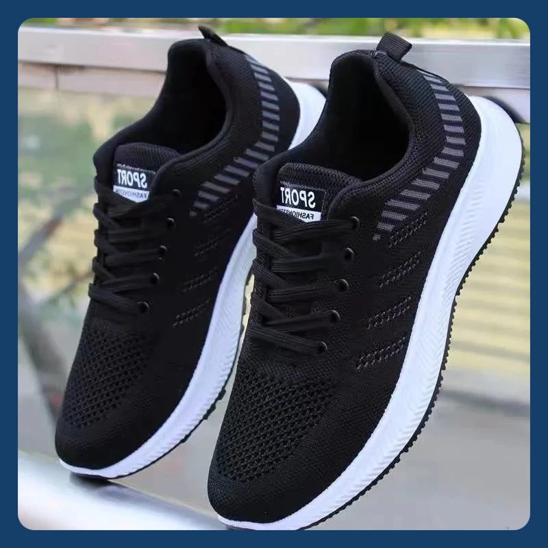 Nuevos zapatos para hombre, zapatillas de deporte a la moda, zapatillas informales, zapatos transpirables para correr, zapatos de tenis de entrenamiento para caminar al aire libre