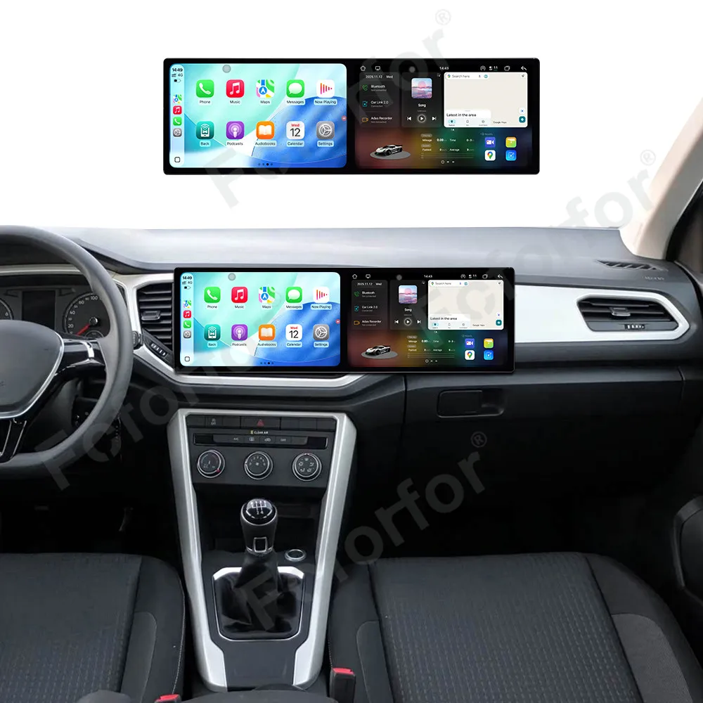 

10.1" Ultra Dual Carplay For Volkswagen T-Roc 2018-2022 Car GPS Navigation Android 15 Car Radio Multimedia Player Auto Stereo