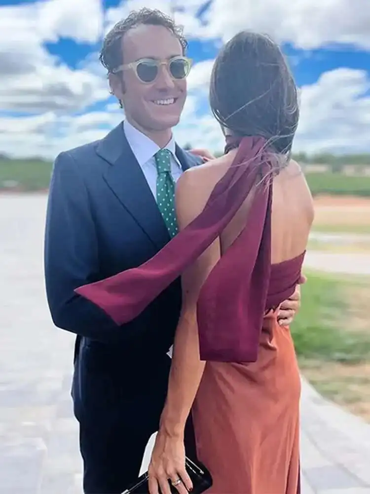 Kontrast Patchwork Babyoung Frauen Kleid Sexy Liebsten Backless Ärmellose Dame Split Kleider 2025, Sommer Party Club Roben Chic