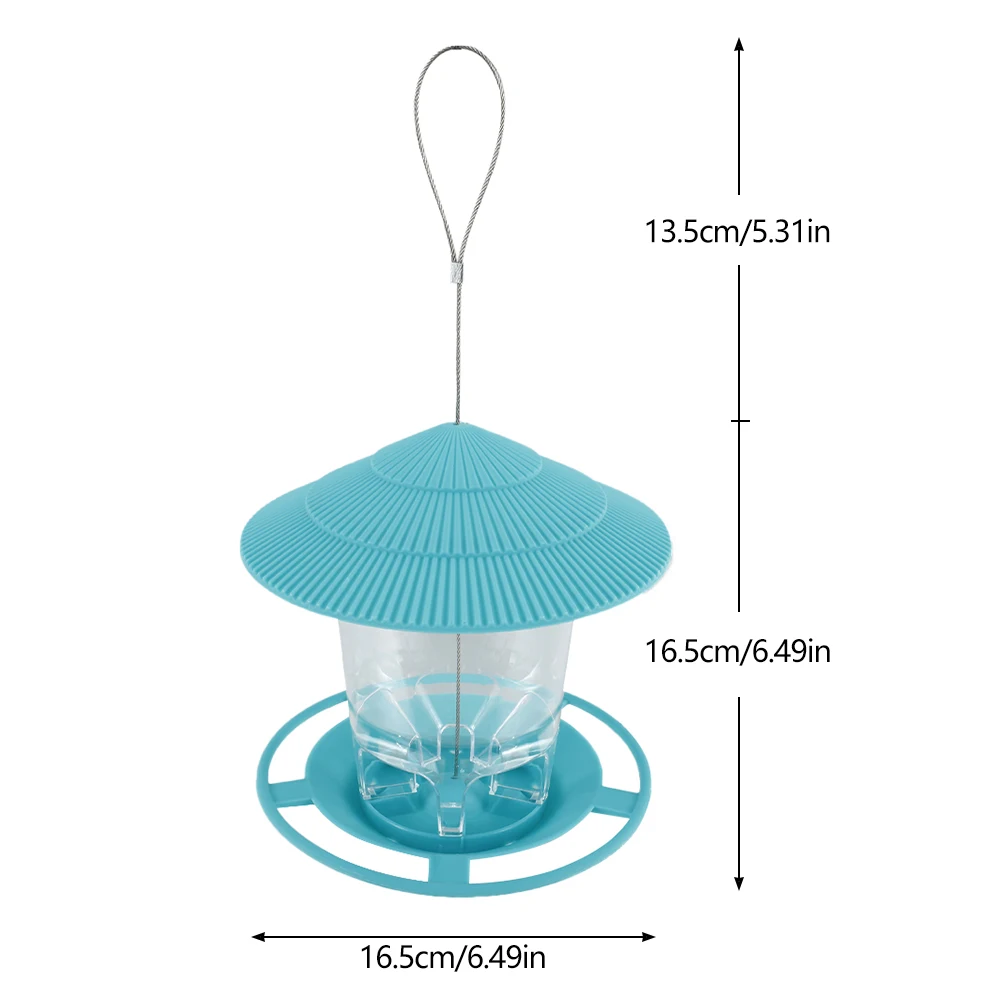 

Bird Feeder Tool Outdoor Bird Feeder Hanging Nut Feeding Multiple Hole Dispenser Holder Food Container