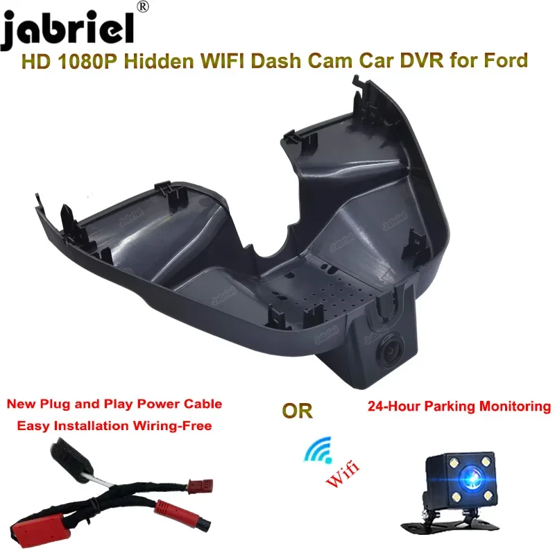 

Plug and Play HD 1080P Wifi Car DVR Video Recorder For Ford Mondeo EVOS Driving Recorder Dash Cam For Lincoln Z 2021 2022 2023