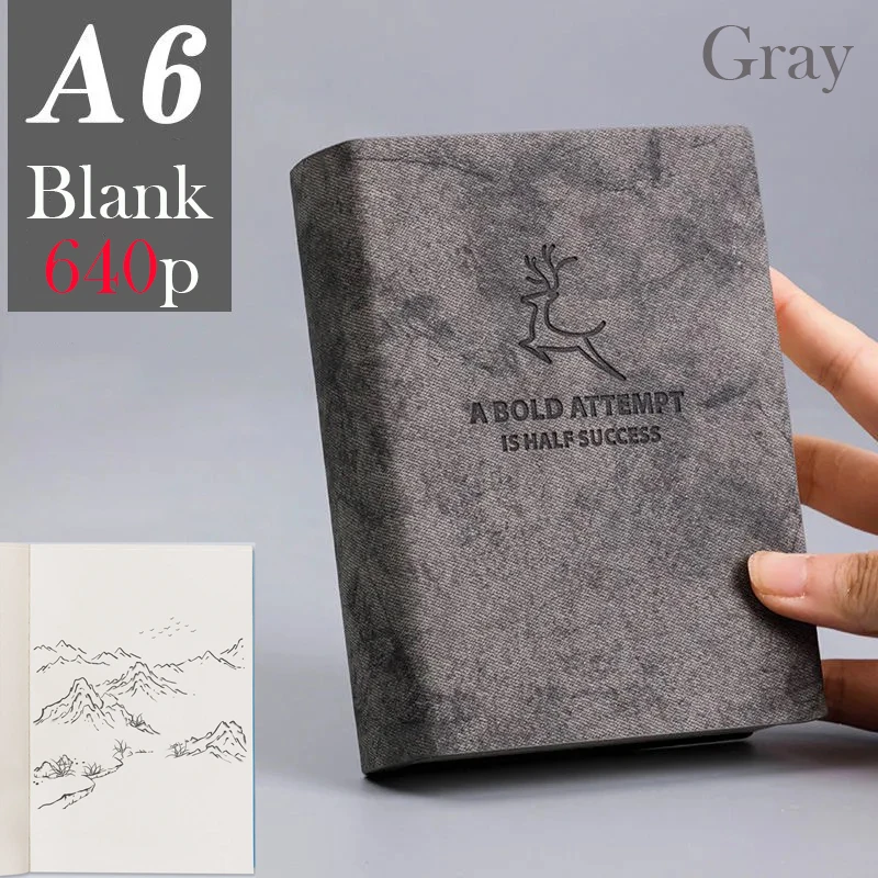 A6 Gray Blank