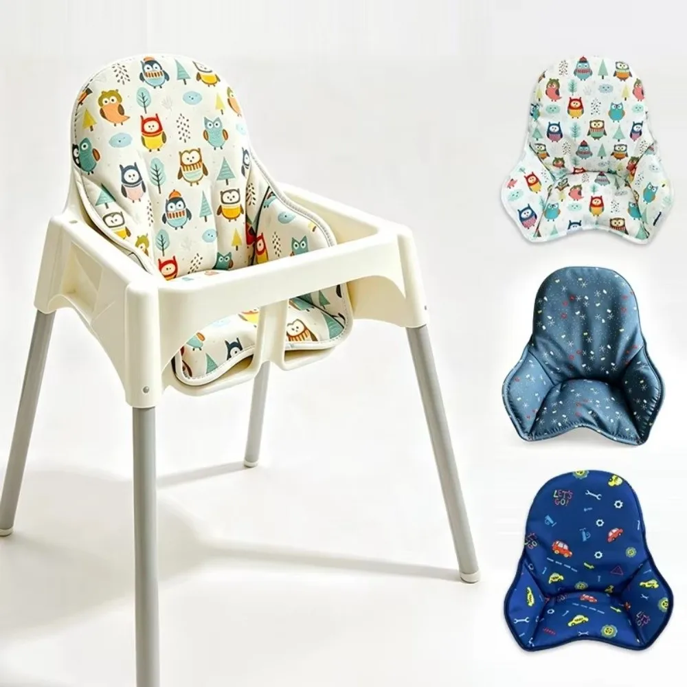 Comfortable Cartoon Design Baby Seat Cushion Waterproof Washable Kids Dining Pad Removable Cover High Chair Cushion Baby Feeding