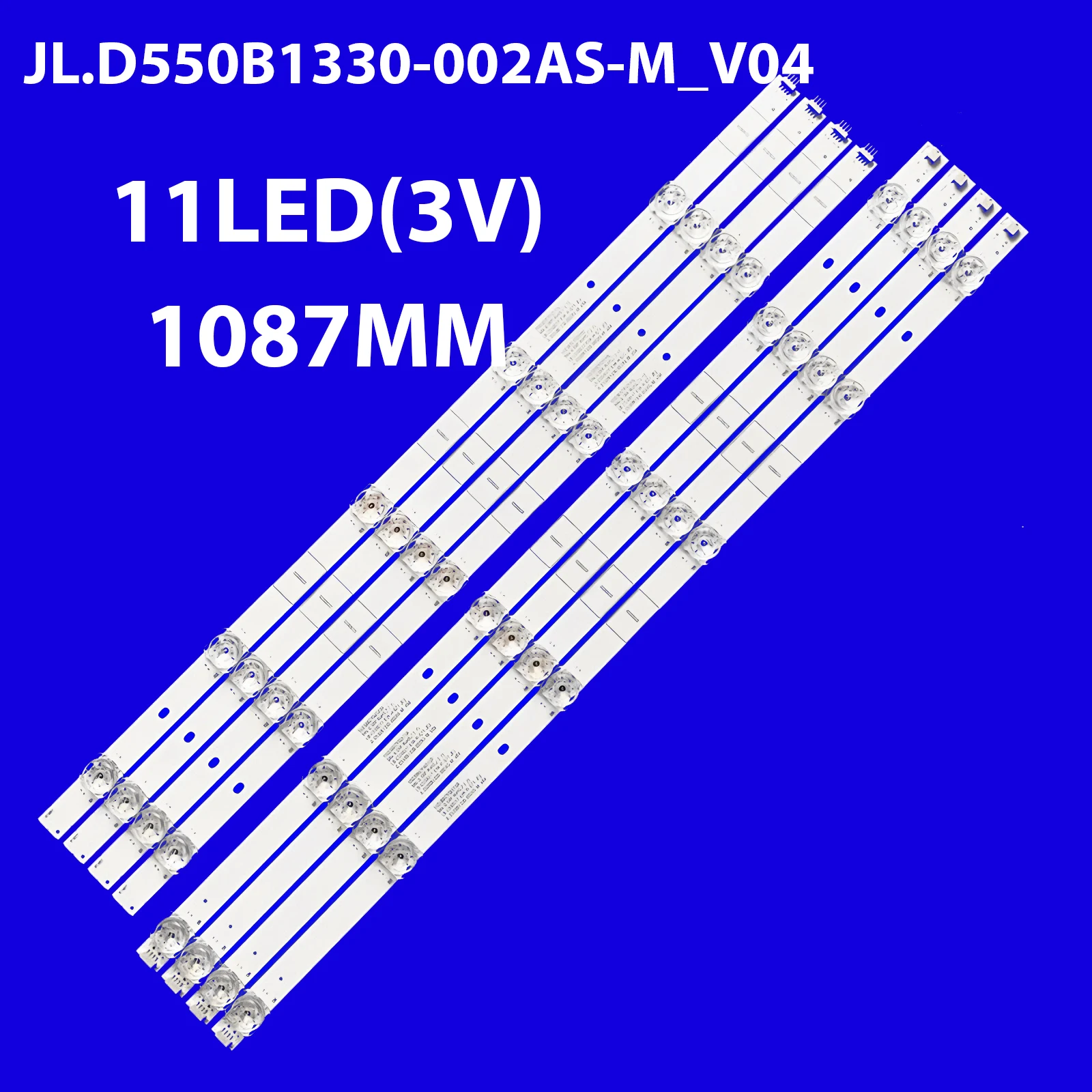

11 светодиодов, 5 шт., светодиодная лента для подсветки JL.D550B1330-002AS-M_V04 LB-C550U17-E5K-H-G71-JF2