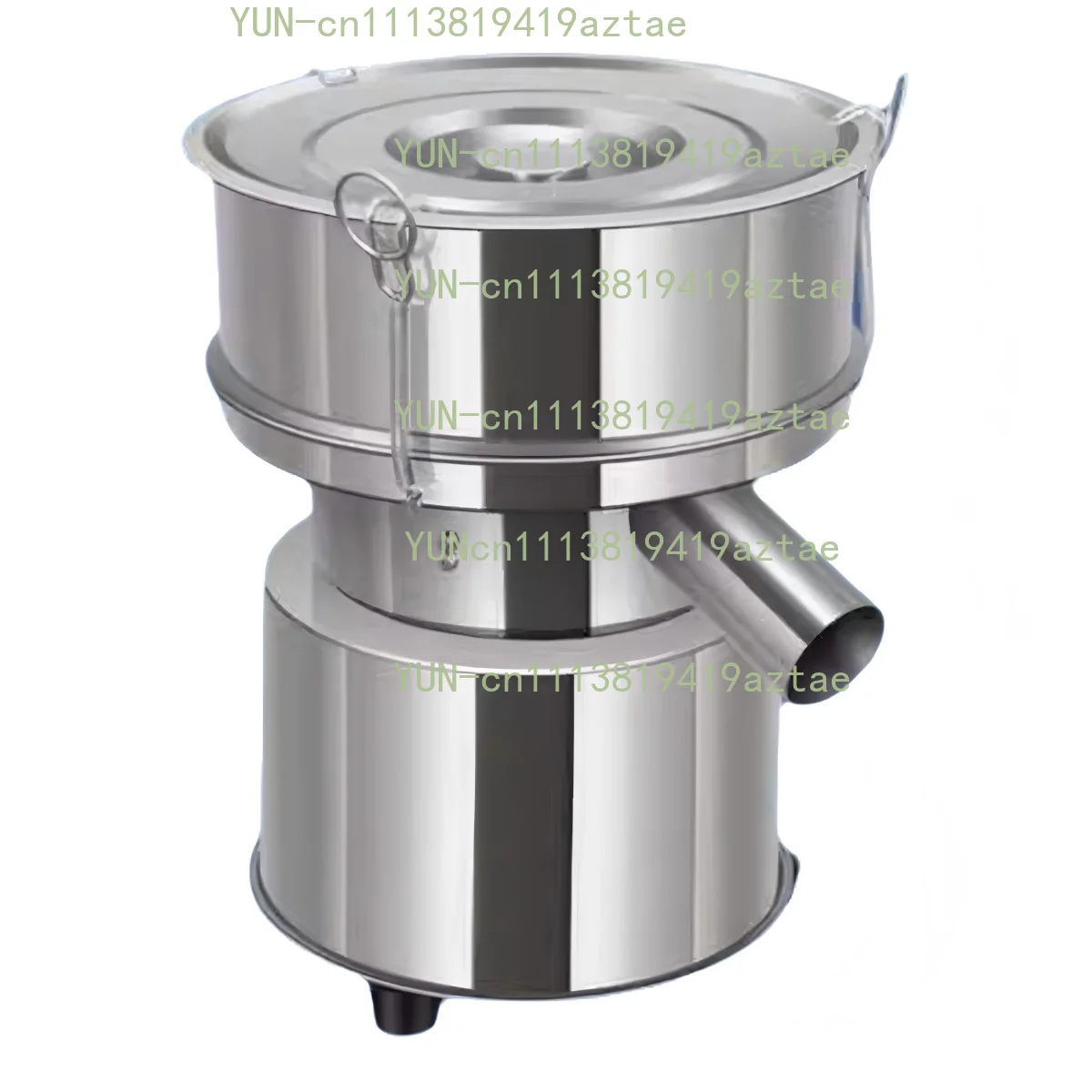 Electric Stainless Steel Screening Machine Powder Vibrating Sieving Machine Powder Vibrating Screen 20cm/30cm With 1Net &1Cover