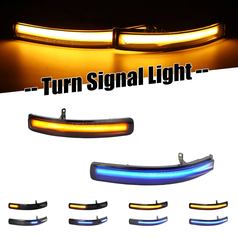 2 sztuk dla Ford Explorer 2011-2019 LED dynamiczne lusterko wsteczne włącz sygnał świetlny wskaźnik migacz sekwencyjne lampy repeater