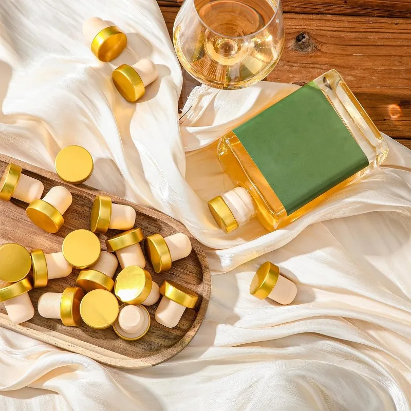 T-شكل سدادة الفلين النبيذ سدادة زجاجة سدادات قابلة لإعادة الاستخدام النبيذ مثبت زجاجي ختم التوصيل زجاجة Craft بها بنفسك الحرفية