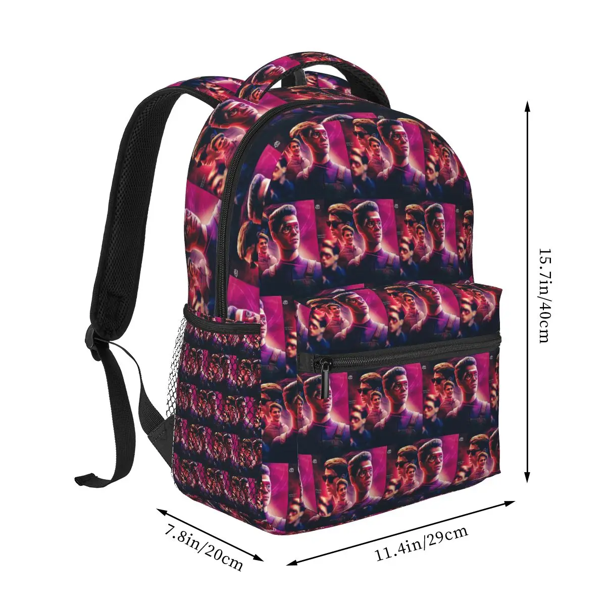 Henry Danger Backpacks Boys Girls Bookbag Students School Bags Cartoon Kids Rucksack Shoulder Bag Large Capacity