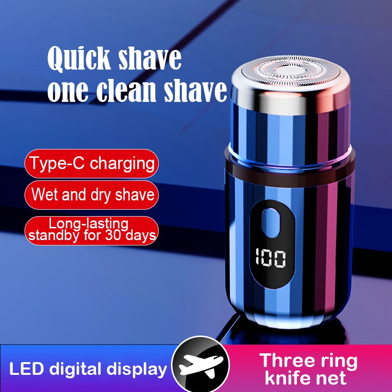 

Mini Electric Shaver,Electric Razor for Men Women, USB-C Rechargeable Mini Shaver, Portable Shaver, Powerful Men's Shaver