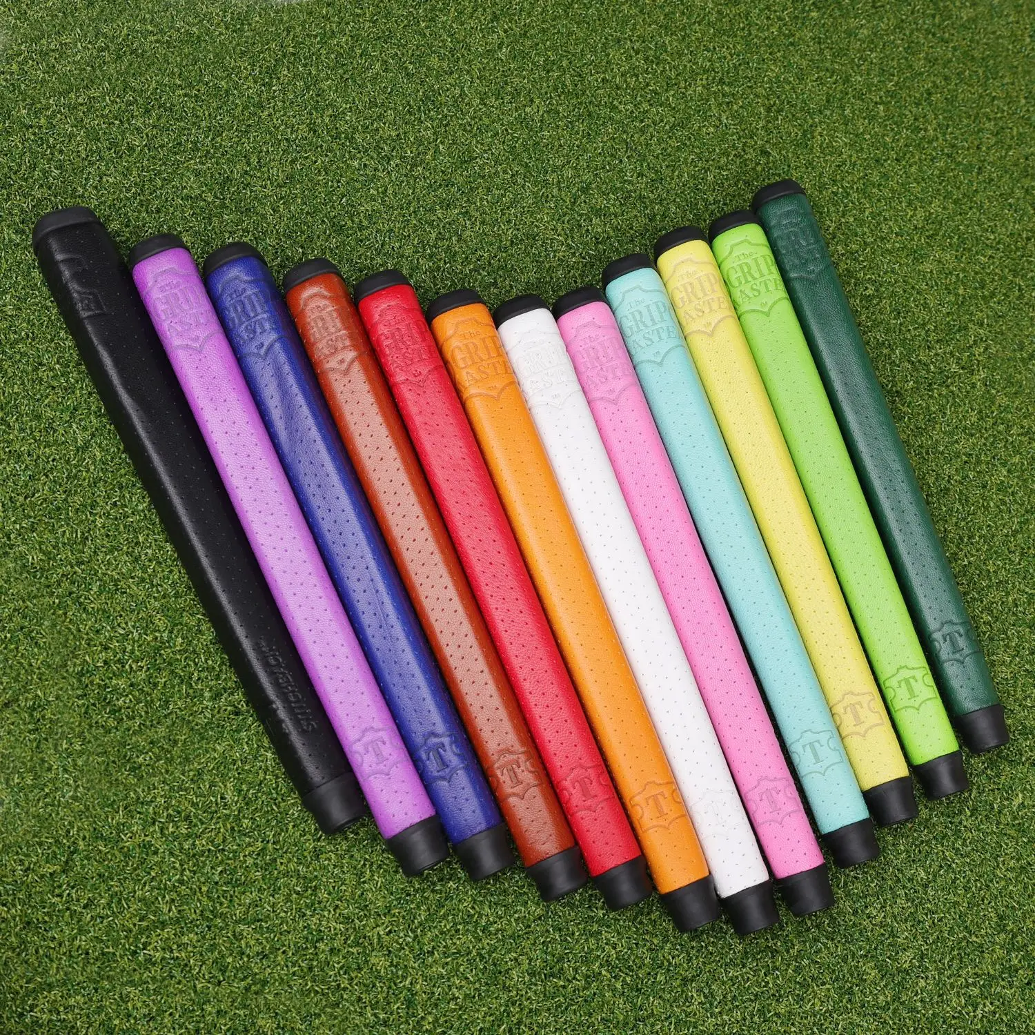 The Grip Master Golf leather putter grips Leather perforated putter grips