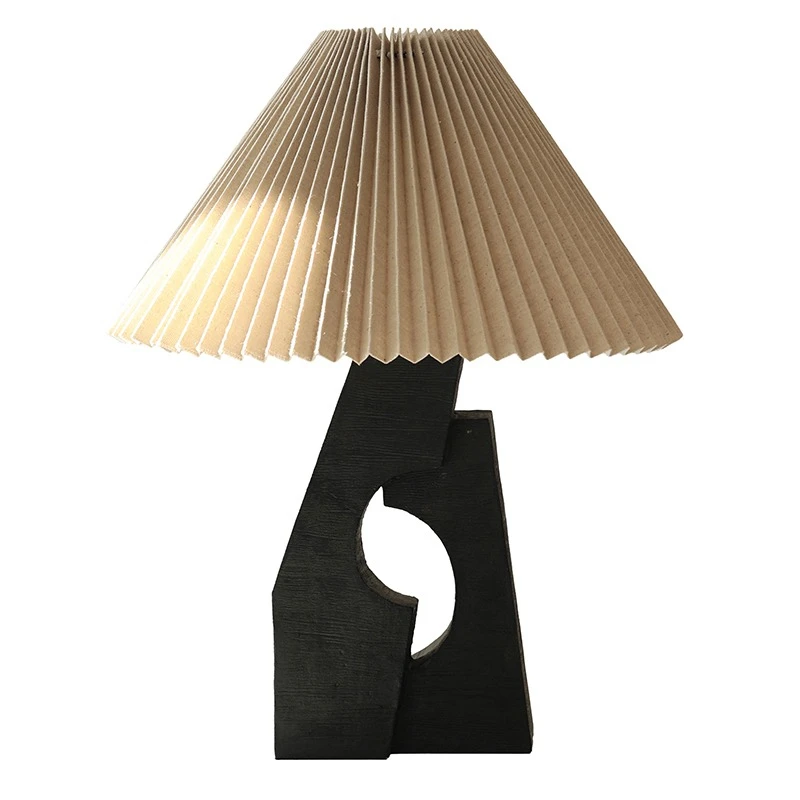 Art Deco Ornament Study Bedroom Vintage Style Dining Table Premium Sense Bedside Lamp