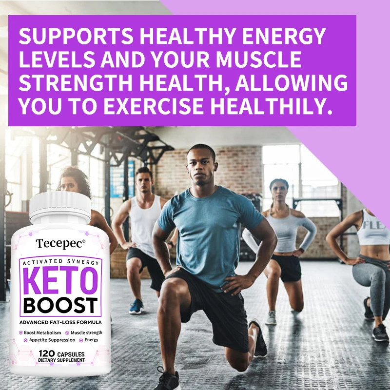 Keto BHB Capsules -  Fat Burning, Detox, Appetite Suppressant, Weight Management & Metabolism Boost, Immune System Support