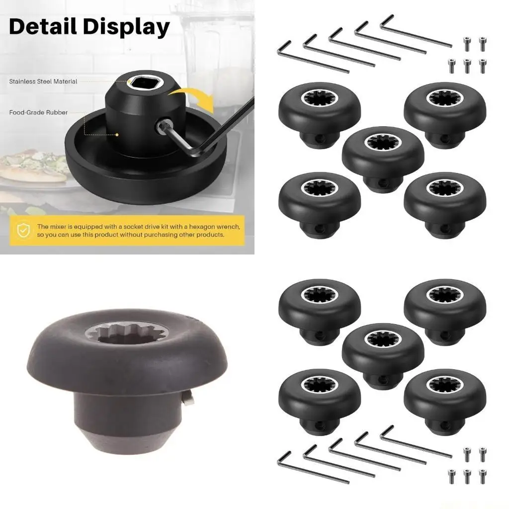 M5TD 5 uds. enchufes accionamiento elaborados con precisión, 5 uds. 891 802, pieza licuadoras para licuadoras Vitamix,