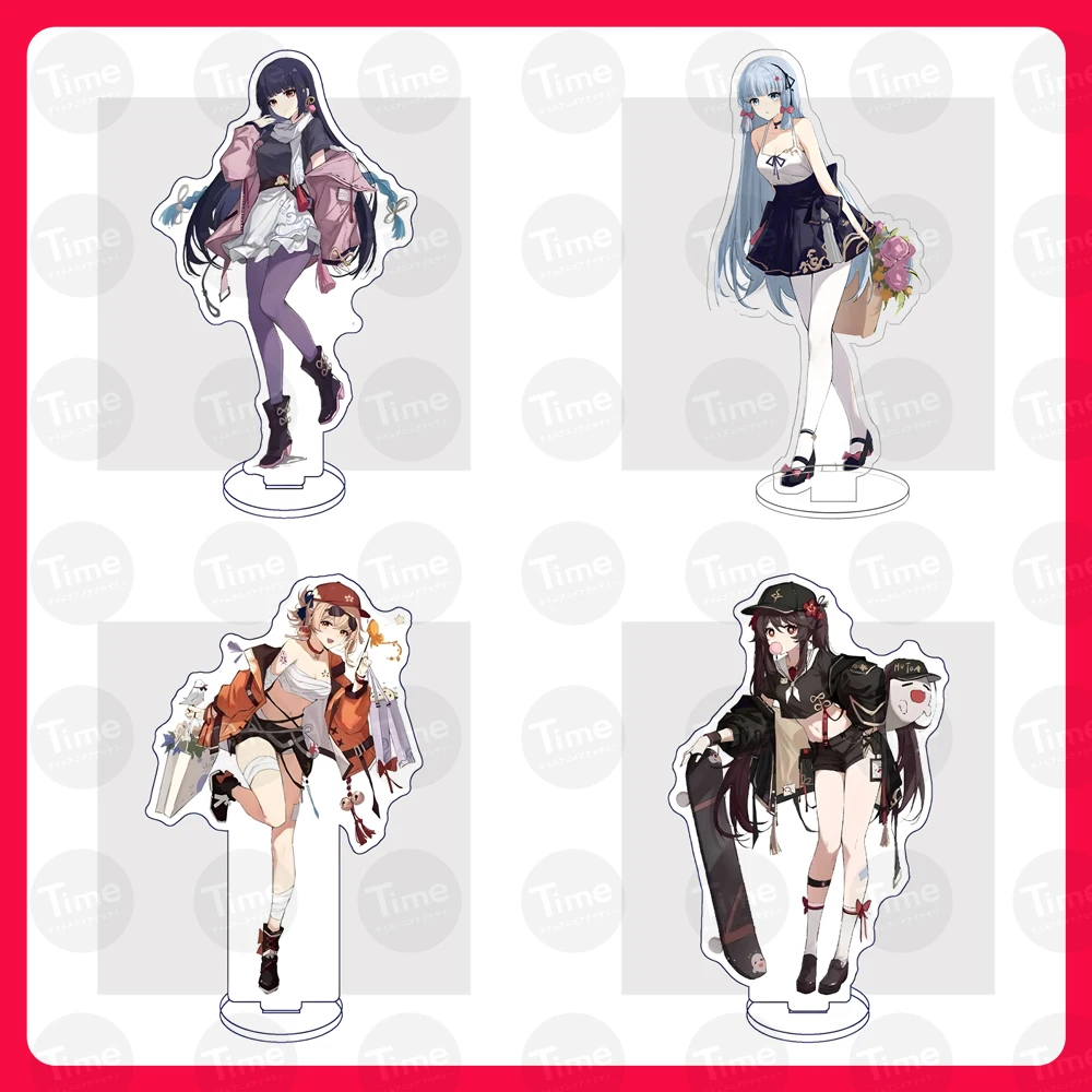 

Genshin Impact Anime Figure Acrylic Stand Model Toy Hutao Xiao Yae Miko Ayaka Kazuha Action Figure Desk Decoration Birthday Gift