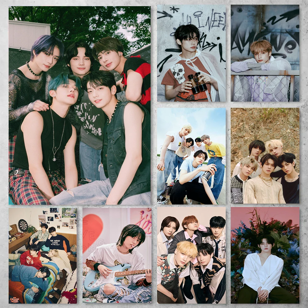 KPOP TXT Poster Korean Boy Group Singer Print Canvas Painting Fans Gift Portrait Art Poster Living Room Home Decor Wall Picture