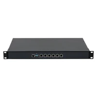1U Rackmount Firewall Server – Intel Core i5-6200U / i5-8260U / J4125 / 3865U, 6× Gigabit Ethernet, pfSense / Linux / Windows