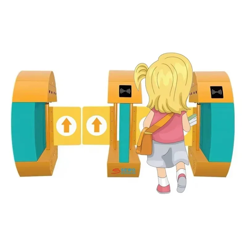 Hot Sale SEWO Children Kindergrate School Swing Barrier Gate Amusement Park Entrance Turnstile Safety Gates
