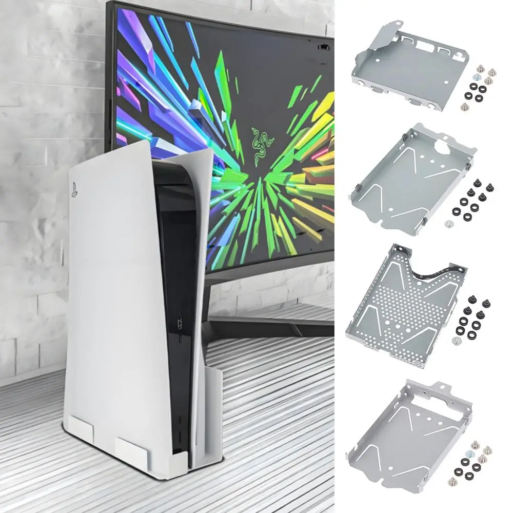 交換用 DIY コンソール ハードドライブ ブラケット メタル ネジ付き コンソール HDD ホルダー PS4 用内蔵 HDD フレーム