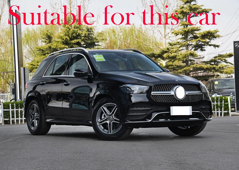 For Mercedes-Benz GLE-Class V167 GLE350 450 2019-2020 Stainless Steel Rear Bumper Protection Window Sill Outside Trunks Decorati