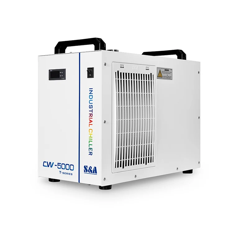 CW-5000TG Mini Industrial Air Chiller Cooling Equipment Cooled CO2 Laser Water Cooling