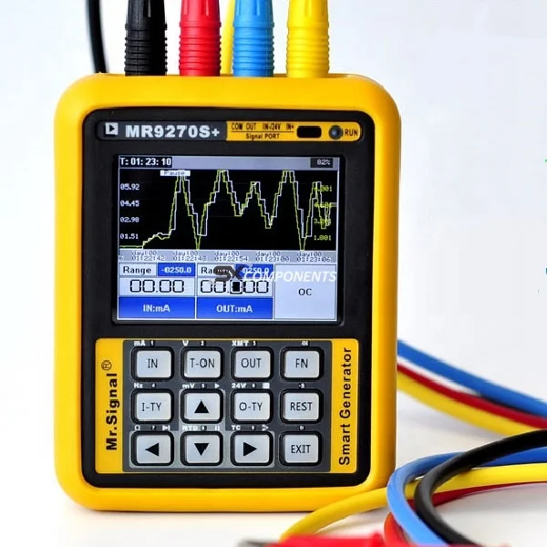 MR9270S + 4-20mA إشارة مولد معايرة الجهد الحالي الحرارية الضغط الارسال مسجل PID التردد
