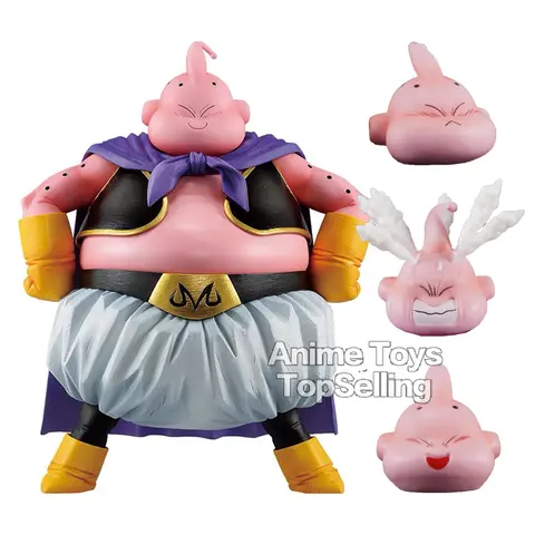 20cm 애니메이션 드래곤 볼 Z 애니메이션 피규어 Majin Buu Evil Buu 4 헤드 PVC 액션 피규어 컬렉션 모델 장난감 선물