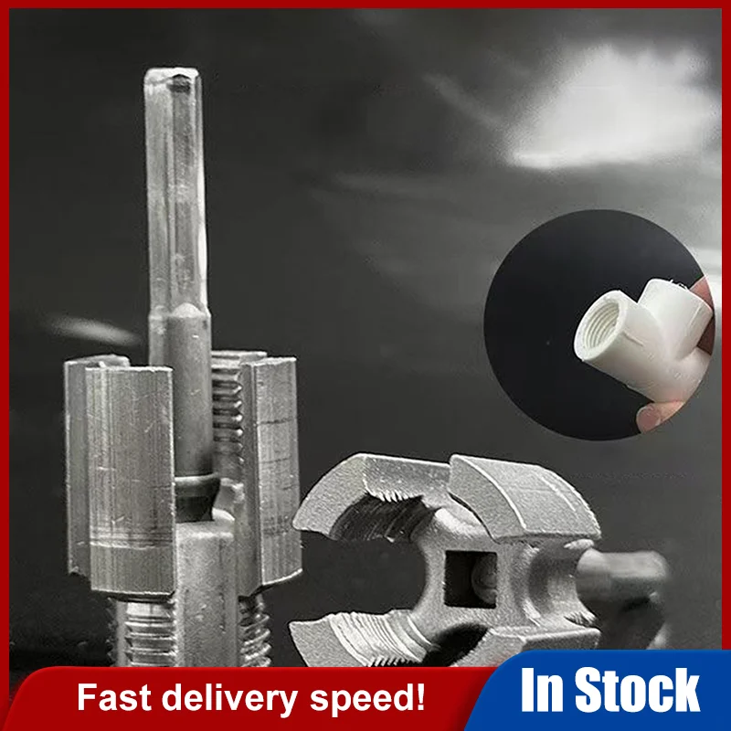 Pipe Thread Cutting Tool Integrated Internal External Pipe Threading Tool Electric Drill Compatible PVC Pipe Threader Kit