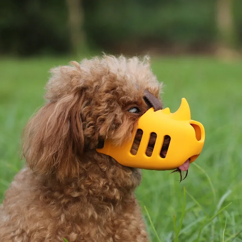 

Soft Silicone Pet Dog Muzzle Breathable Dog Mouth Cover for Small Medium Large Dogs Stop Biting Barking Chewing Dog Mouth Muzzle