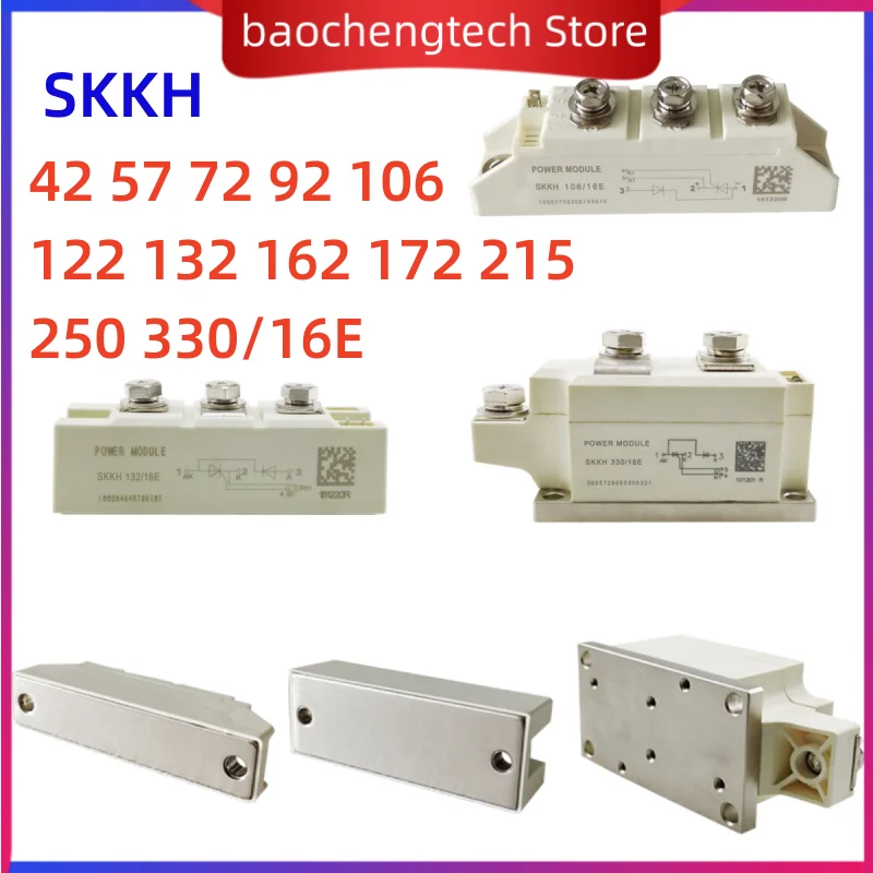 Igbt Module Skkh 42 57 72 92 106 122 132 162 172 215 250 330 E/16e Thyristor Diode Module Semi-Gestuurde Thyristor