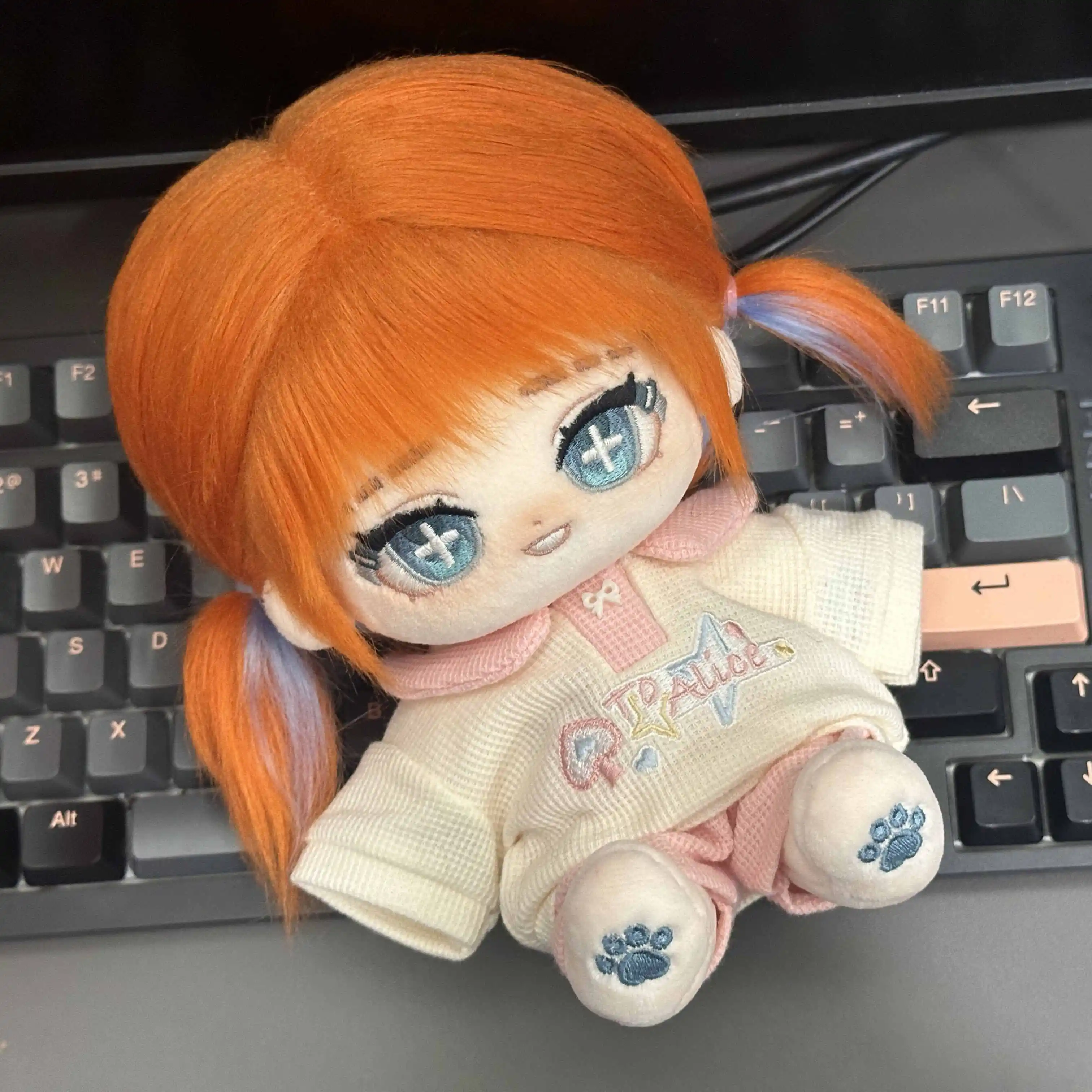 20cm Anime Cheerleader Attribute Cotton Doll Game Identity Ⅴ Cartoon Plush Body Plushie Toy Fan Figures Cosplay Xmas Gift