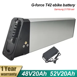 48v 20ah 960Wh For G-force T42 Folding Fat Tire Electric Bike Replacement Battery 52v 20ah ALX-108 Battery with Samsung cells