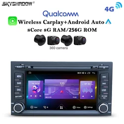 12G+256G Carplay Auto Android 14.0 4G LTE IPS 360 Camera Car DVD Player GPS WIFI Bluetooth Radio For Seat Ibiza Leon 2013β2019