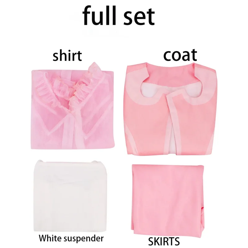 بدلات حلوة من فيلم Wicked Glinda التأثيرية للنساء أزياء الهالوين ملابس كرنفال للسيدات أزياء السنة الجديدة