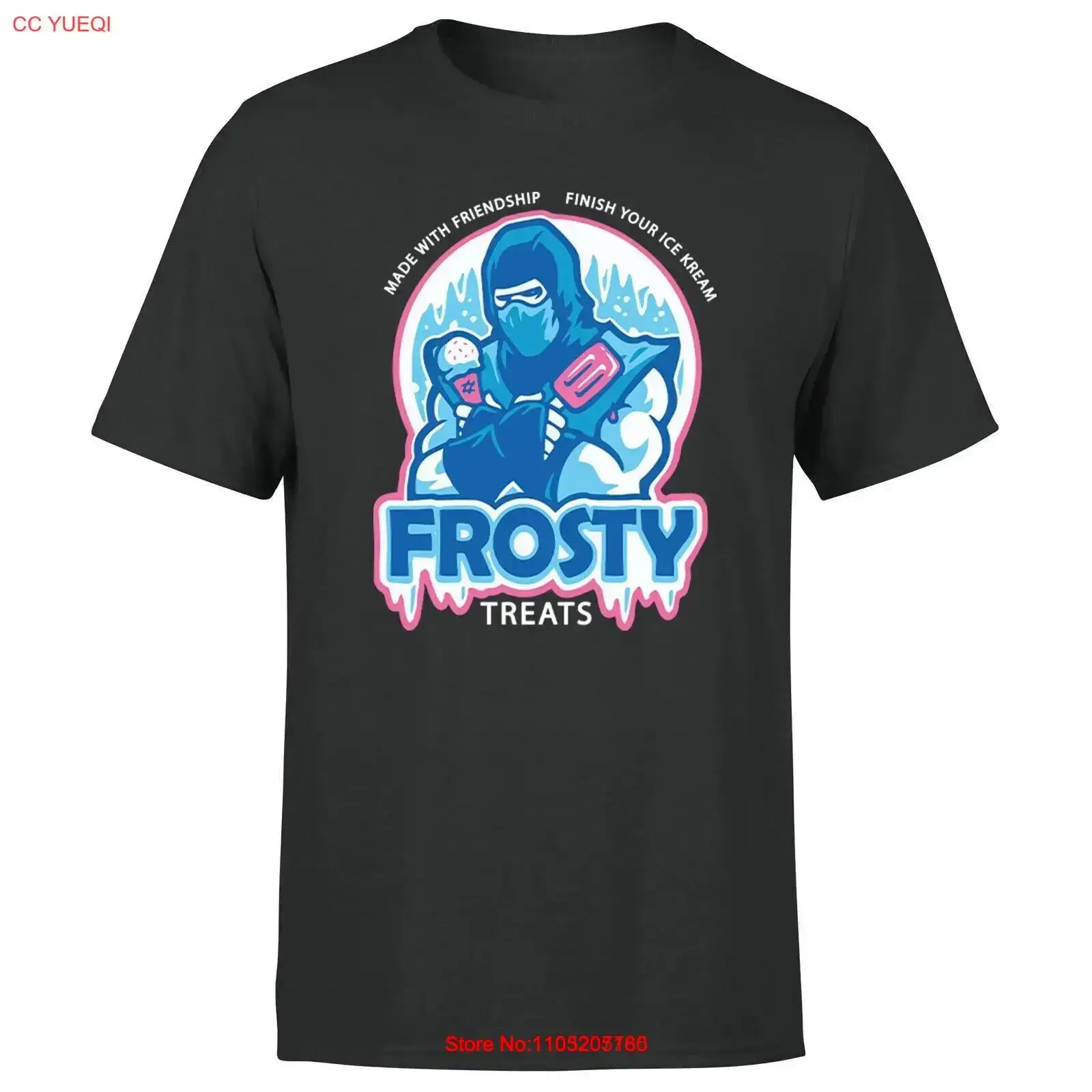 Frosty Treats Mens T Shirt Funny Gaming Gamers Boys Novelty Top vintage Washed Unisex Stylish graphic Stretched Casual fashion