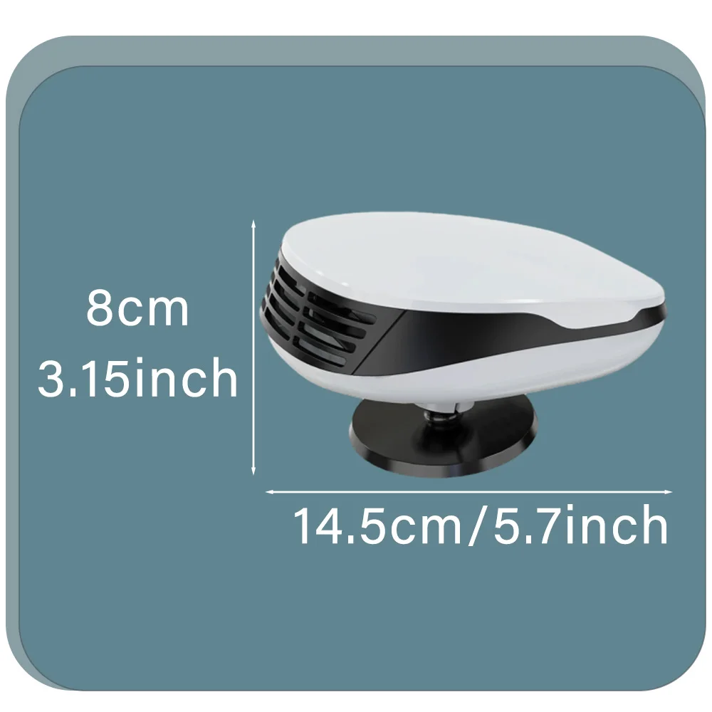 12V 120W Car Heater Windshield Defrosting Defogging Fan Heating Cooling Winter Electric Heating  Fan